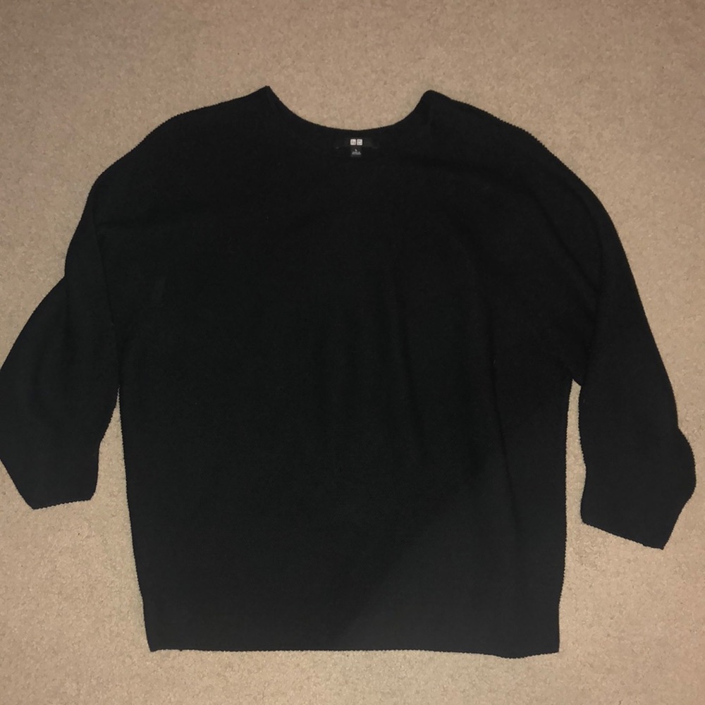 long subtle balloon sleeve shirt